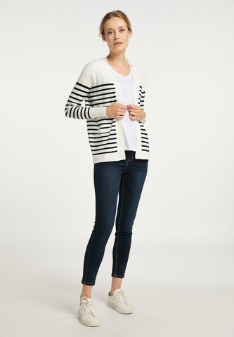 DreiMaster Maritim Knit Cardigan in White