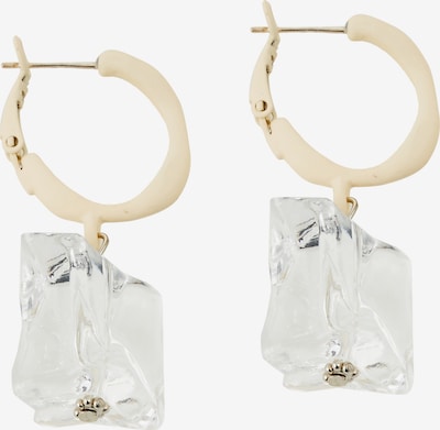 LOV AND LAV Ohrringe 'Brielle' in silber / transparent, Produktansicht