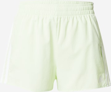 Pantaloni sport de la ADIDAS PERFORMANCE pe verde: față