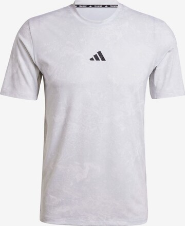 Tricou funcțional 'Power Workout' de la ADIDAS PERFORMANCE pe alb: față