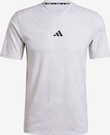 ADIDAS PERFORMANCE Λειτουργικό μπλουζάκι 'Power Workout' σε λευκό: μπροστά