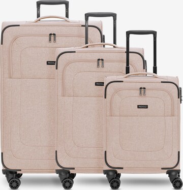 Ensemble de bagages 'Essentials ' Redolz en beige : devant