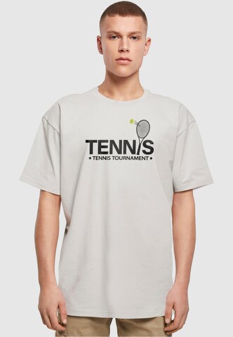Merchcode Shirt 'Tennis Racket' in Grey: front