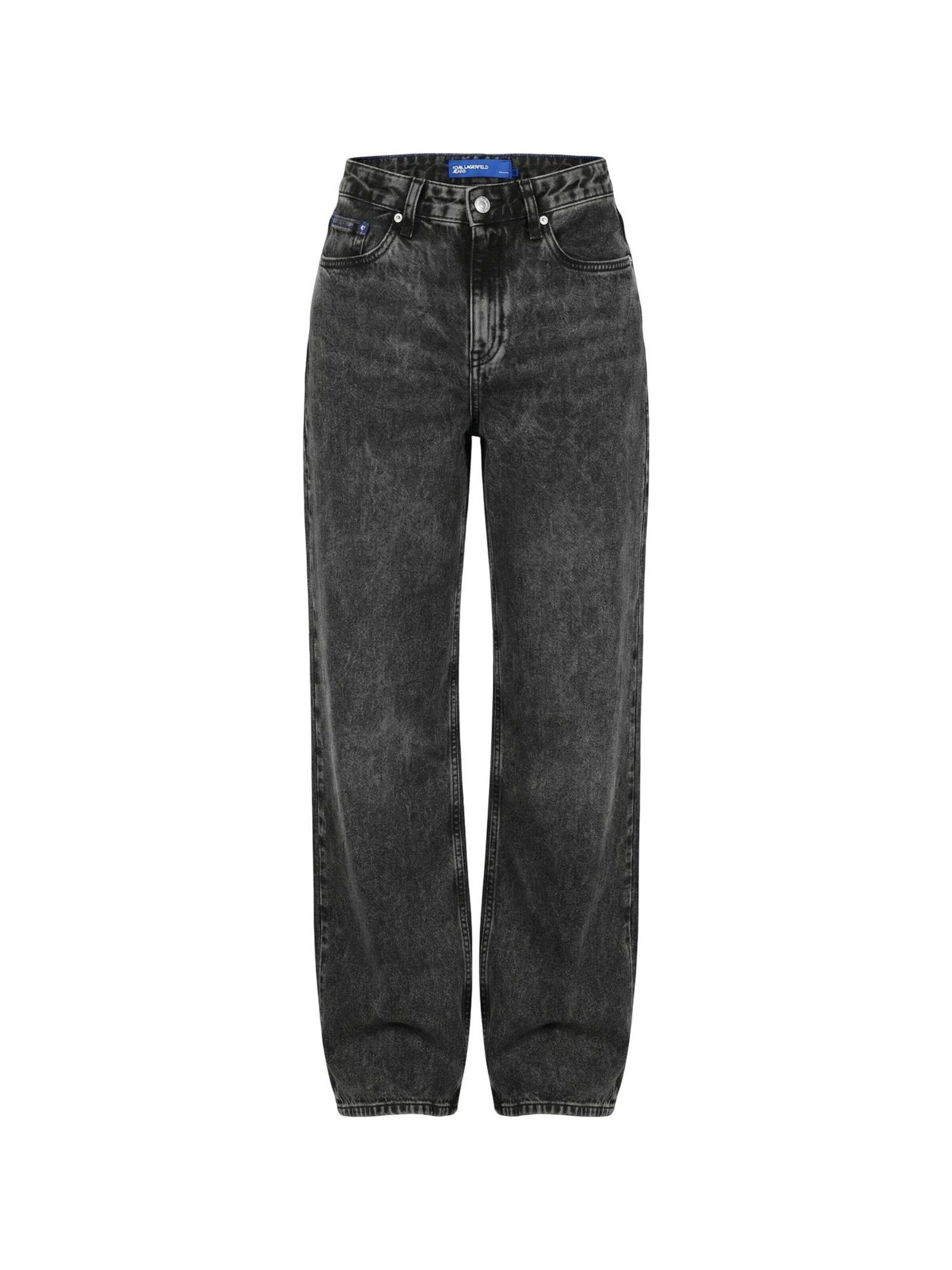 KARL LAGERFELD JEANS Wide leg Jeans 'KLJ Mr Relaxed Denim B1W10060' in Black