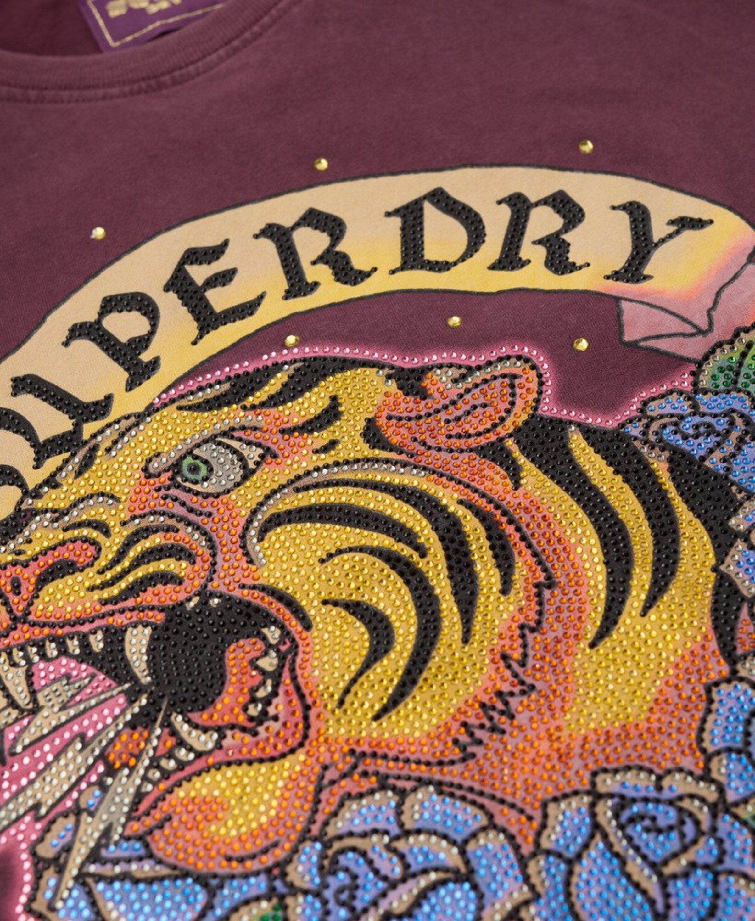 T-shirt Superdry & Co en violet
