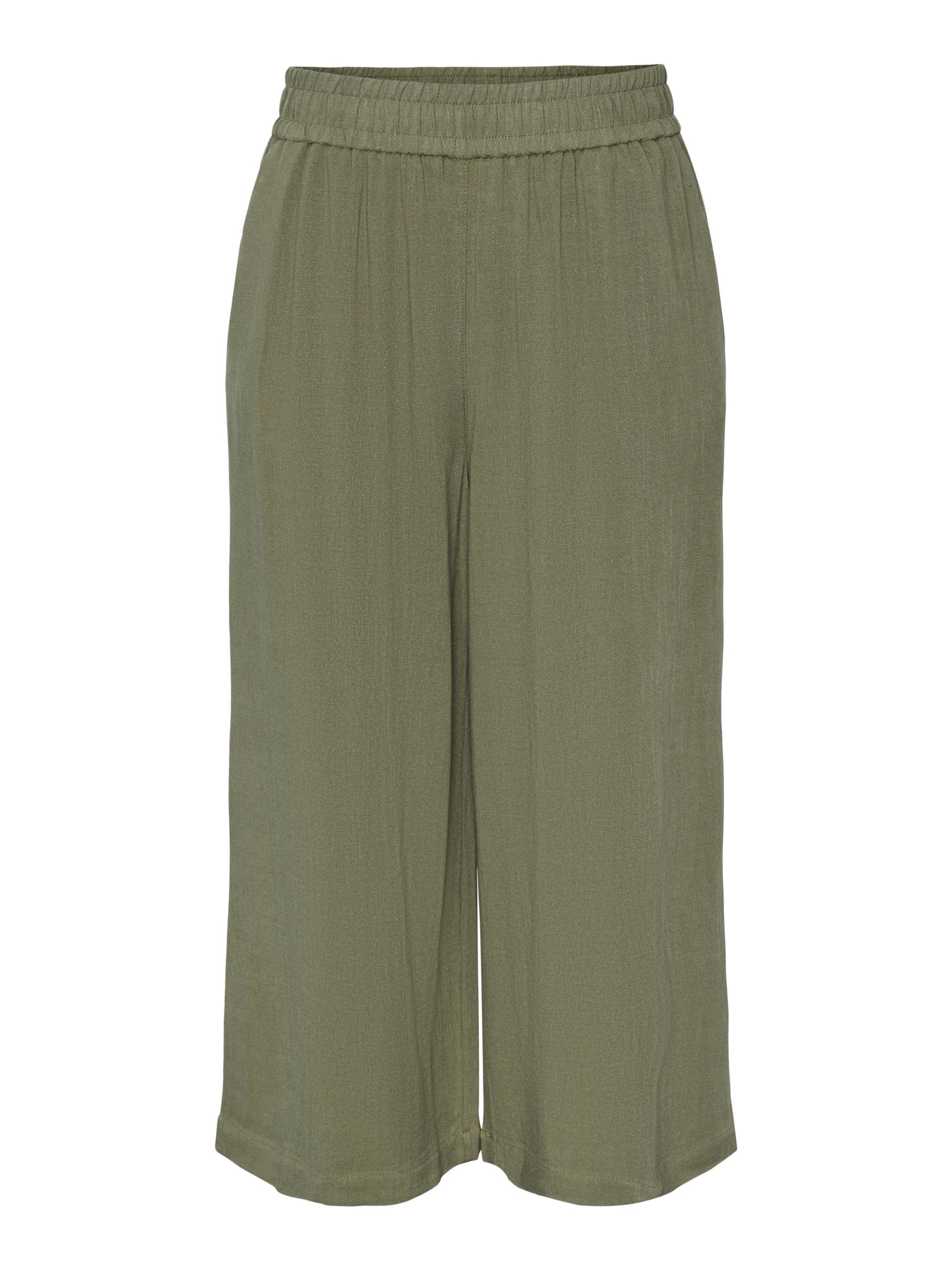 PIECES Loosefit Παντελόνι 'Vinsty' σε πράσινο: μπροστά