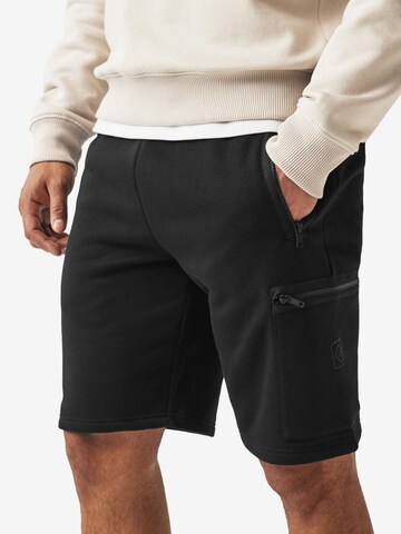 Next Regular Trousers in Black: front