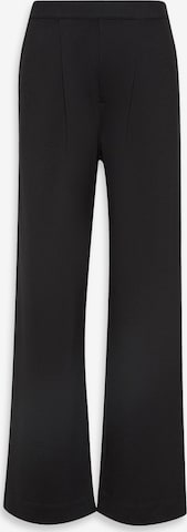 juoda Calvin Klein Plačios klešnės Klostuotos kelnės: priekis