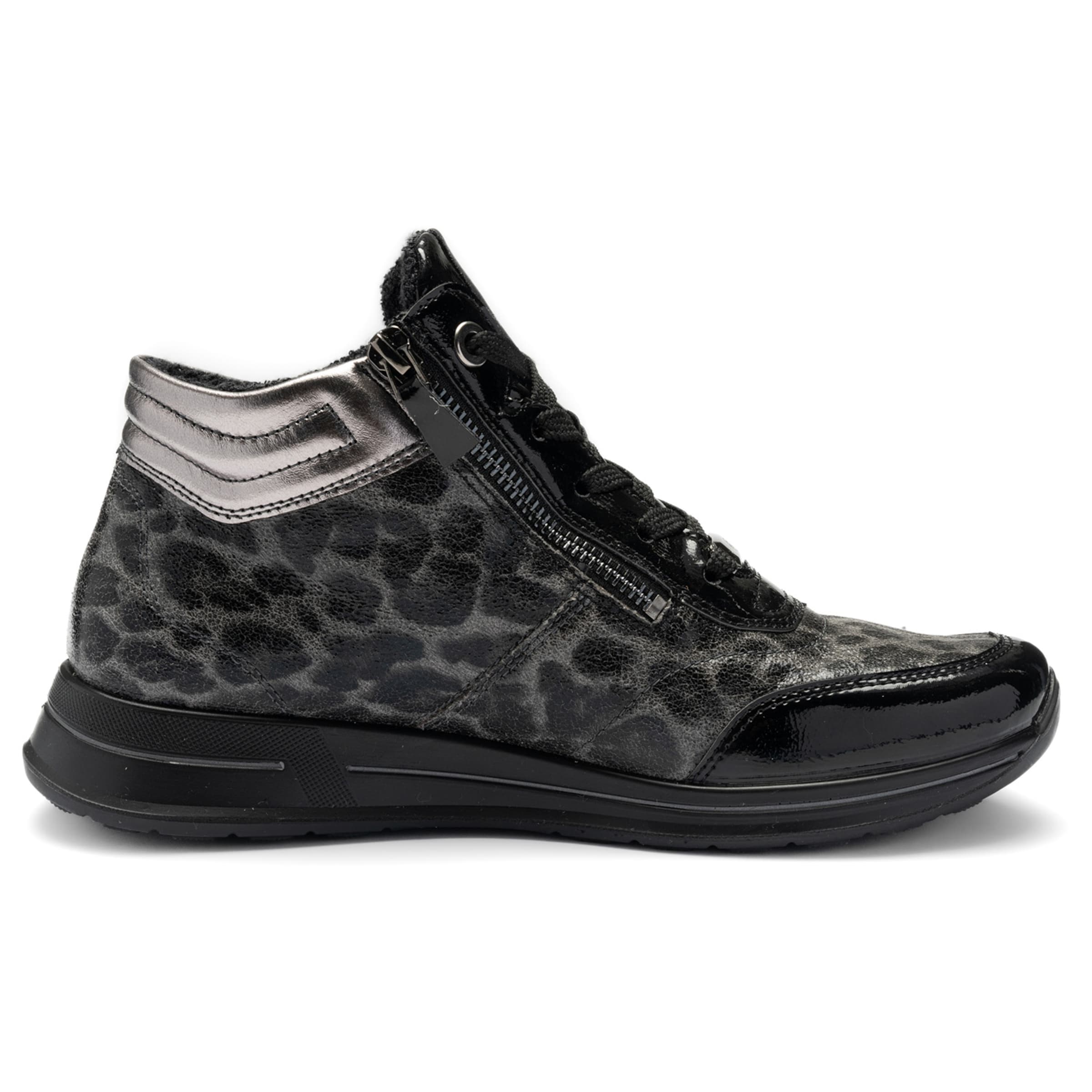 ARA Sneakers hoog in Zwart