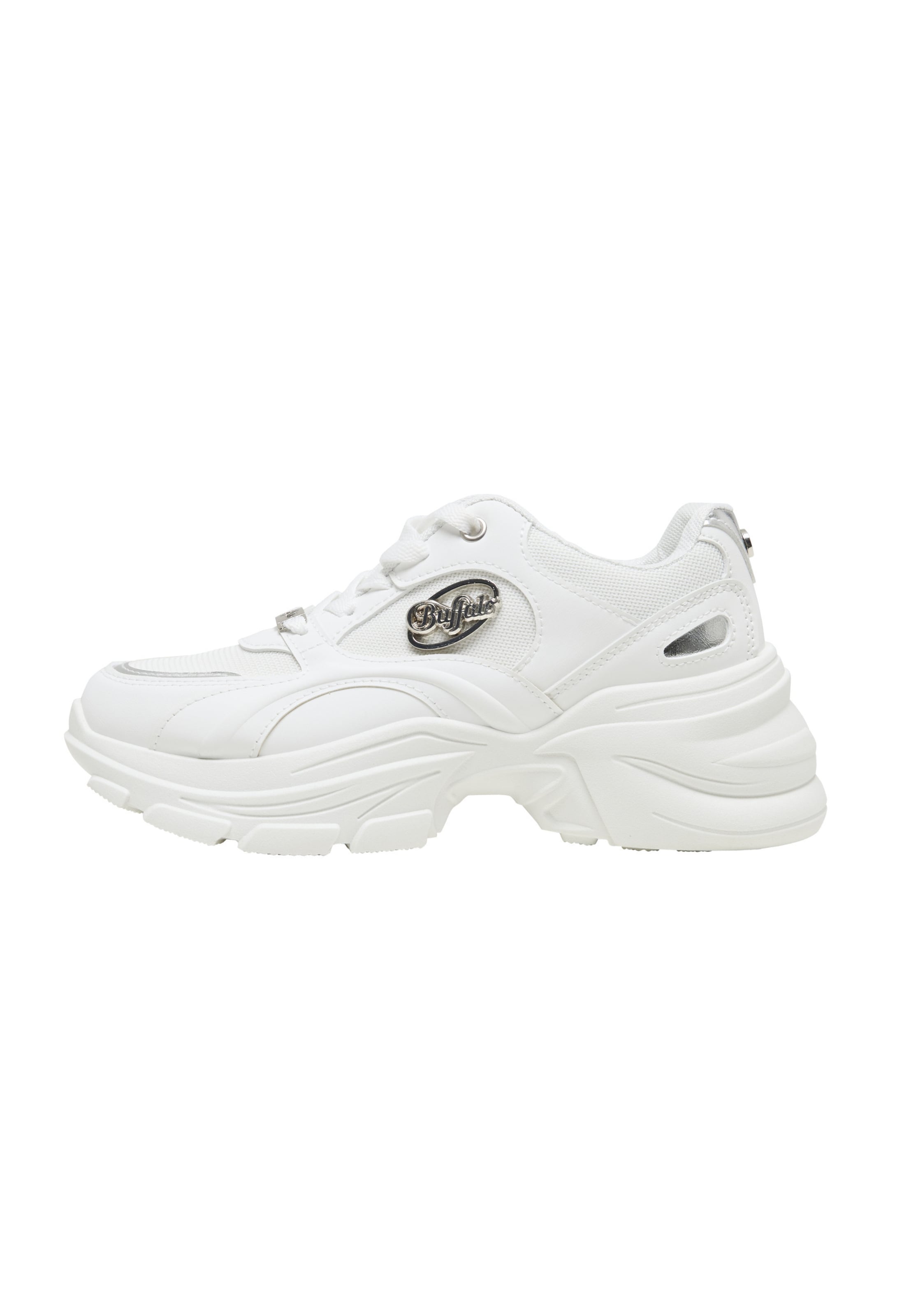 BUFFALO Låg sneaker 'ZAYA' i vit: framsida