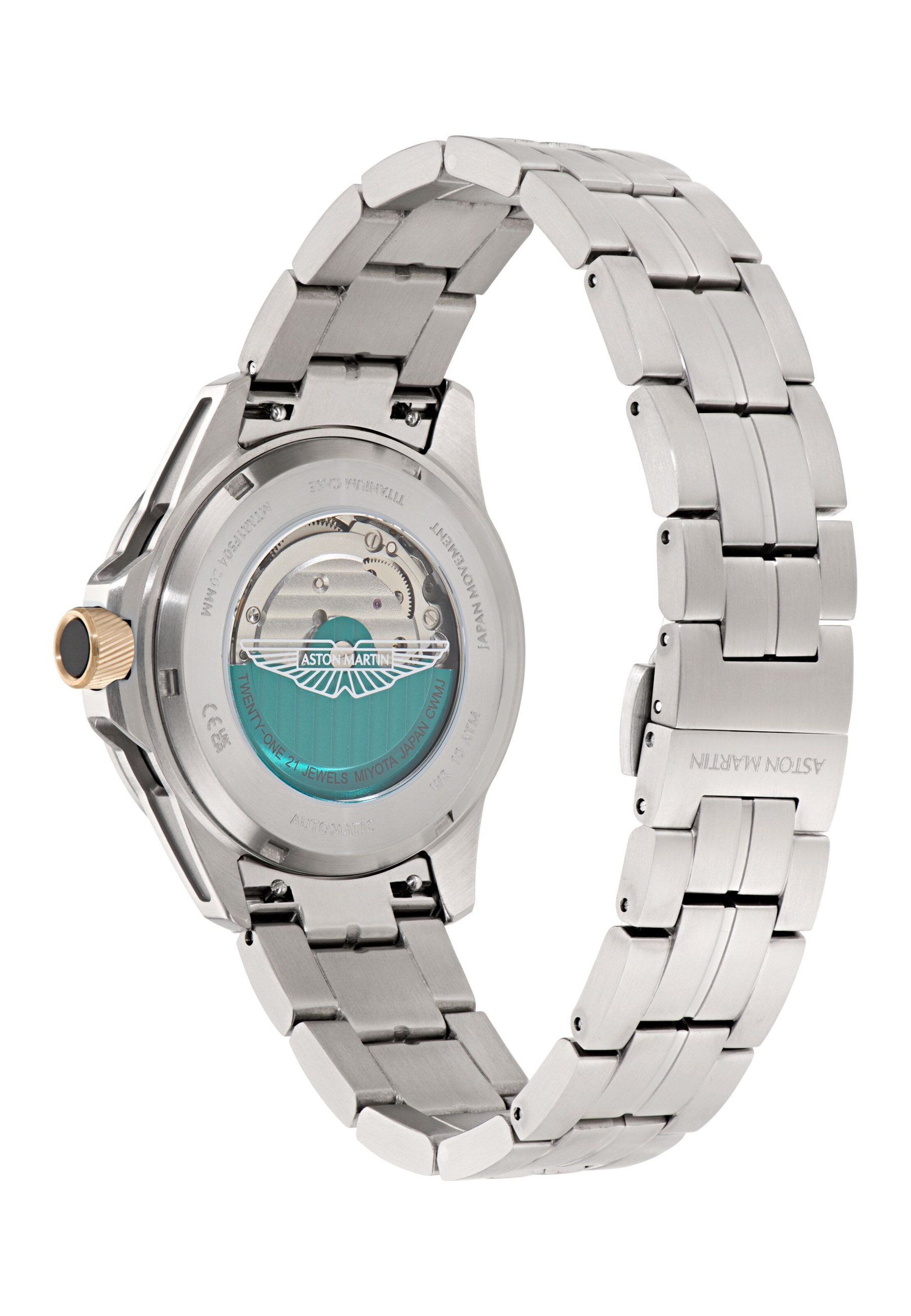 Aston Martin Uhr 'Rim' in Silber