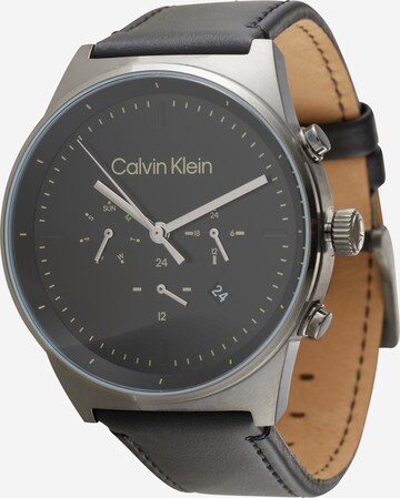 Calvin Klein Uhr 'Timeless' in Schwarz: predná strana