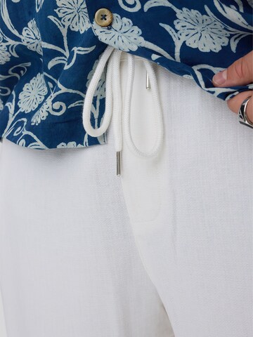 Dxnmxrk Loosefit Broek 'DXGaston' in Wit