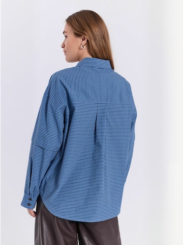 NORR Shirt ' Soffie ' in Blauw: terug