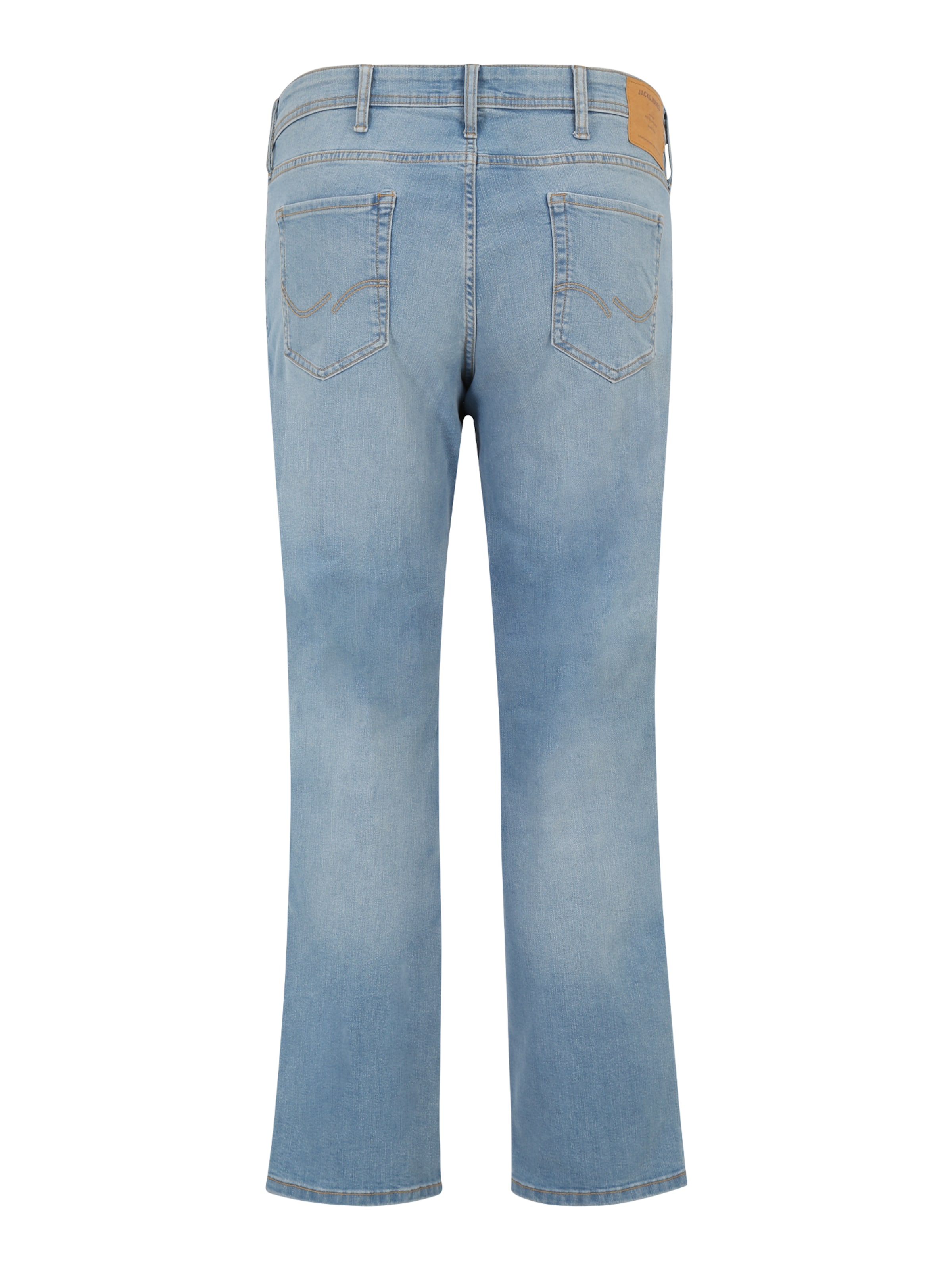 Jack & Jones Plus Tapered Jeans 'JJIMike JJOriginal' in Blue