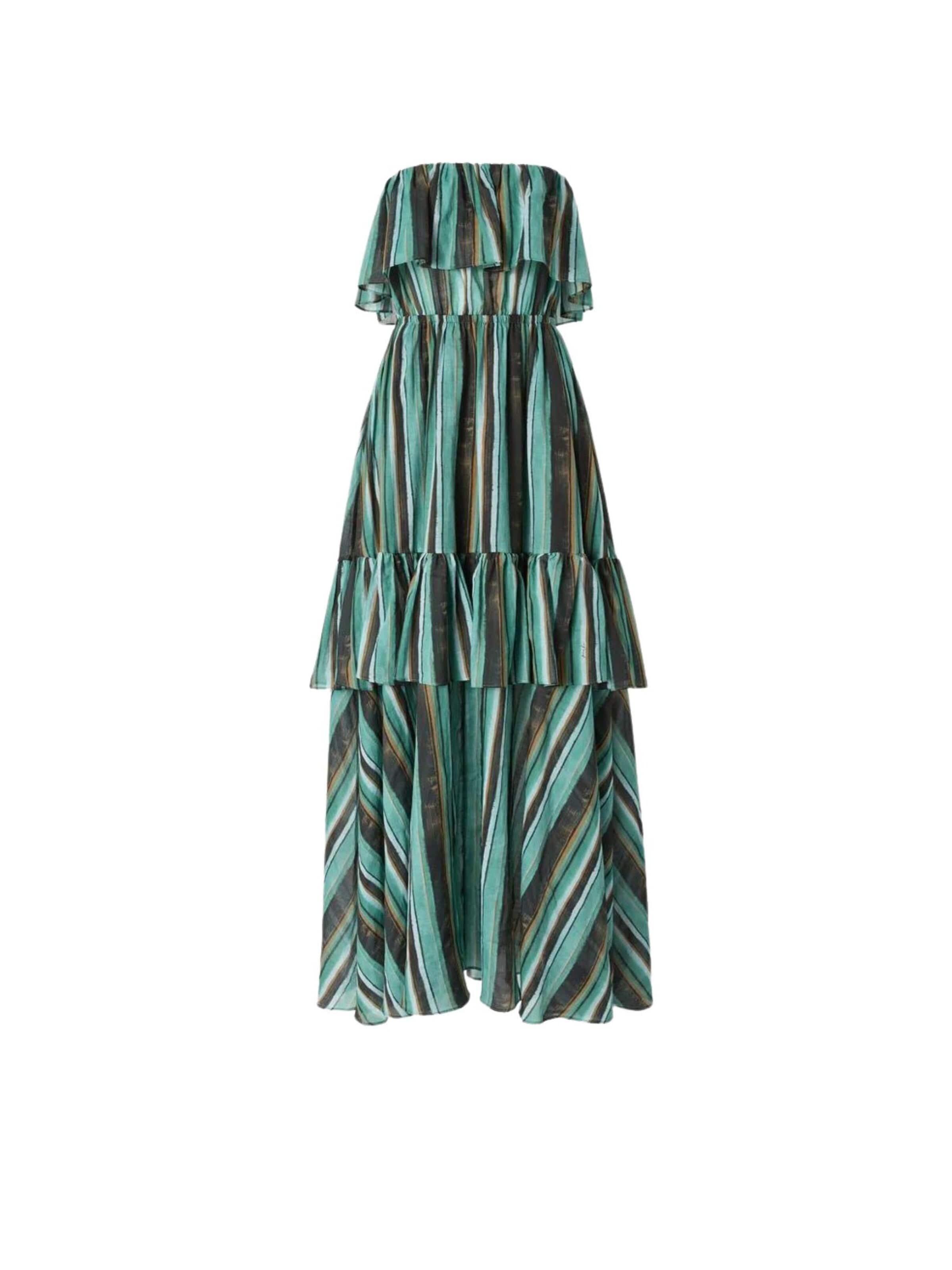 Robe PINKO en vert : devant