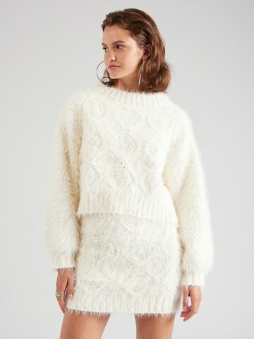 Pull-over GLAMOROUS en blanc : devant