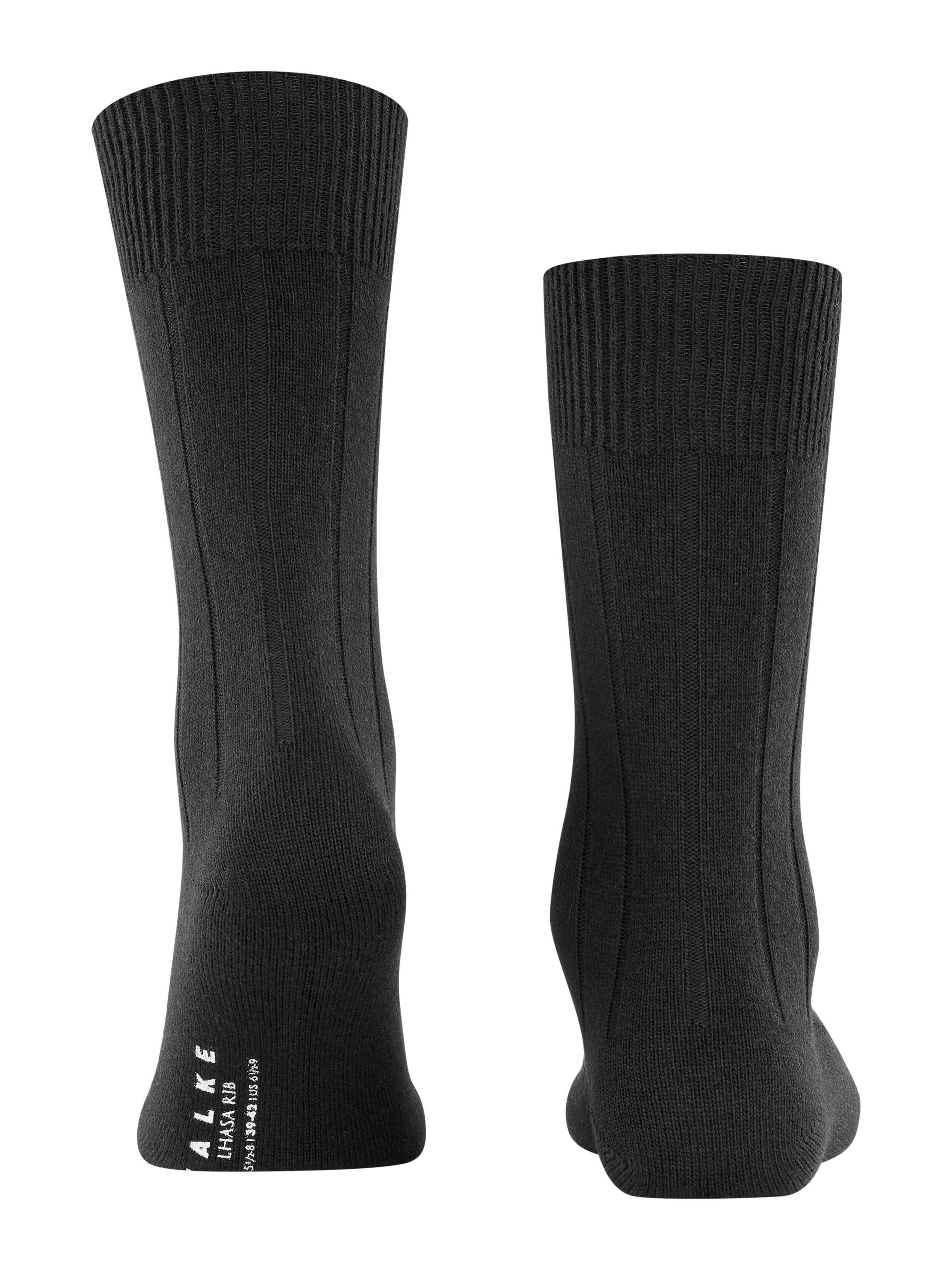 FALKE Socken 'Lhasa' in Schwarz