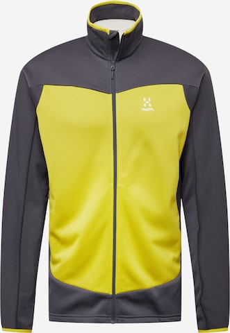 Haglöfs Athletic Fleece Jacket in Grey: front