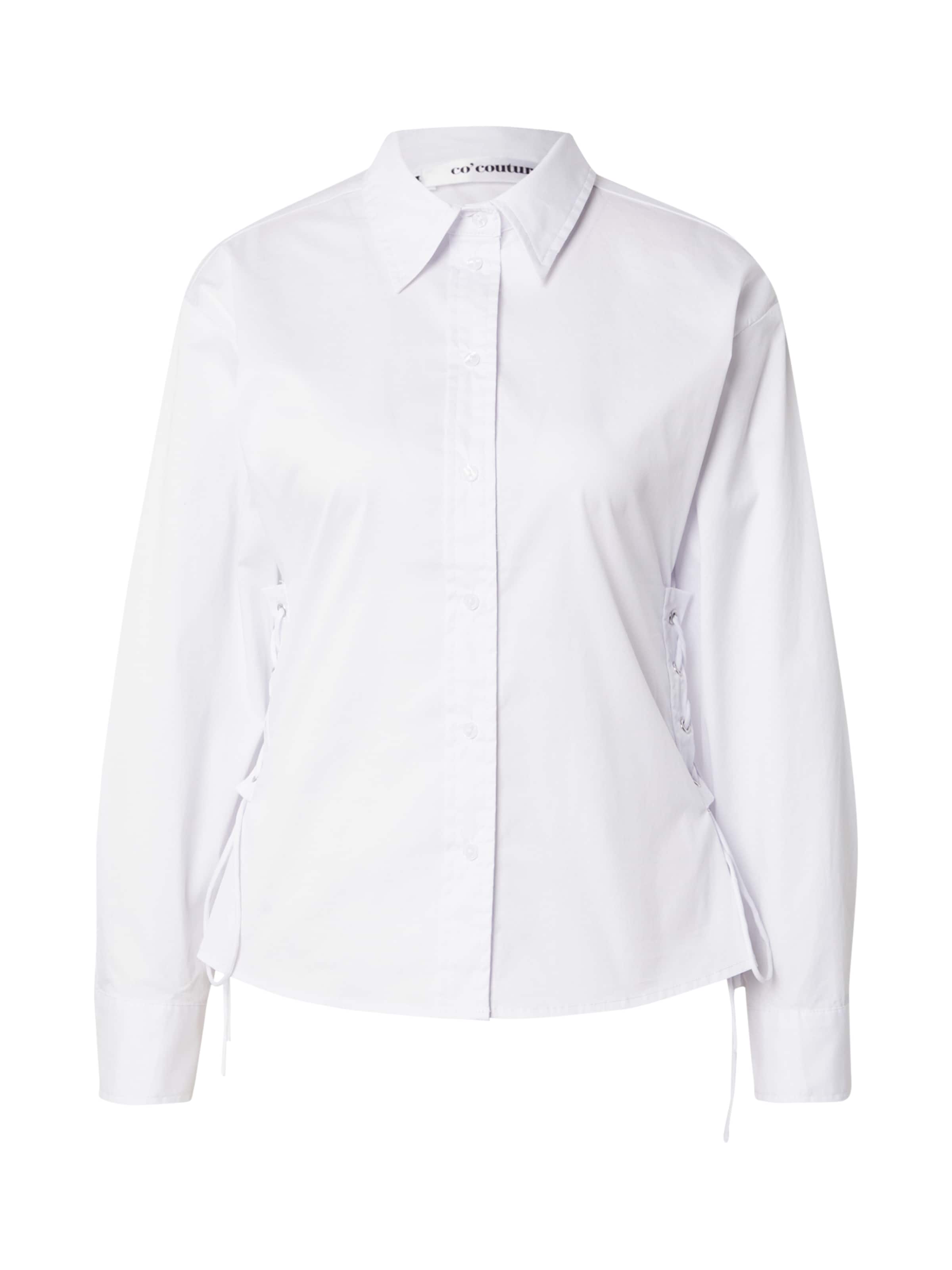 co'couture - Blusa 'Poppy' em branco: frente