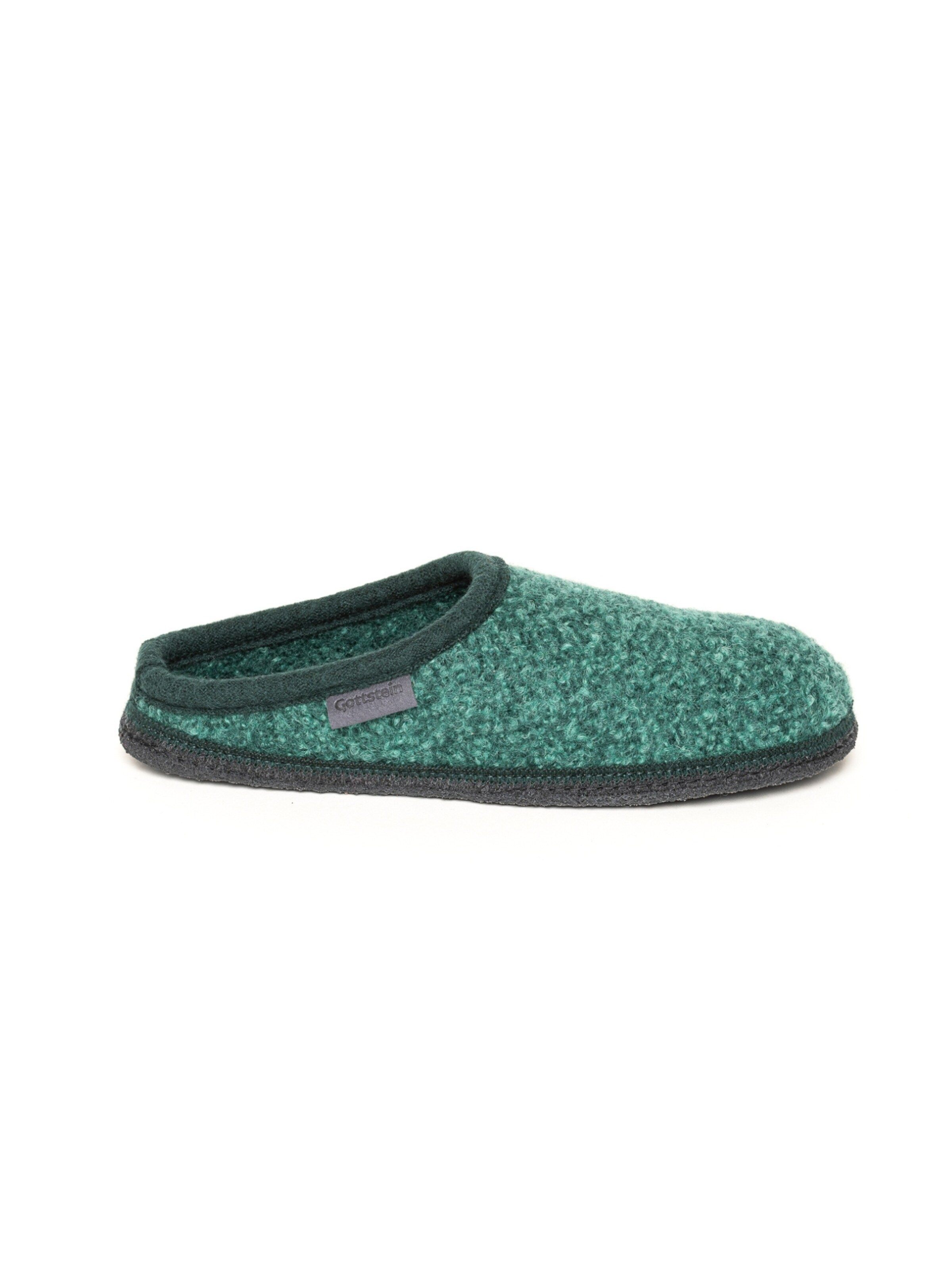Gottstein Hausschuh 'Walkpantoffel Wool Venture Low'‌‌‌ in Grün
