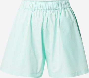 Gina Tricot Loosefit Broek 'Ana' in Groen: voorkant