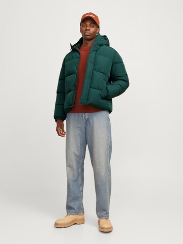žalia JACK & JONES Žieminė striukė 'JJEBRADLEY'