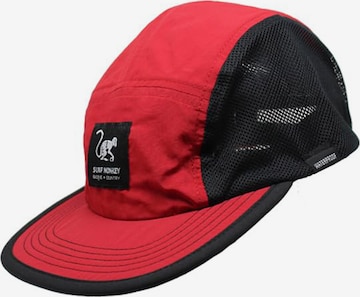 Surf Monkey - Gorra deportiva en rojo: frente
