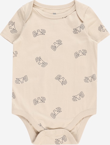 GAP - Pijama entero/body en beige: frente