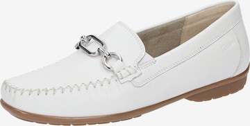 SIOUX Moccasins in White: front