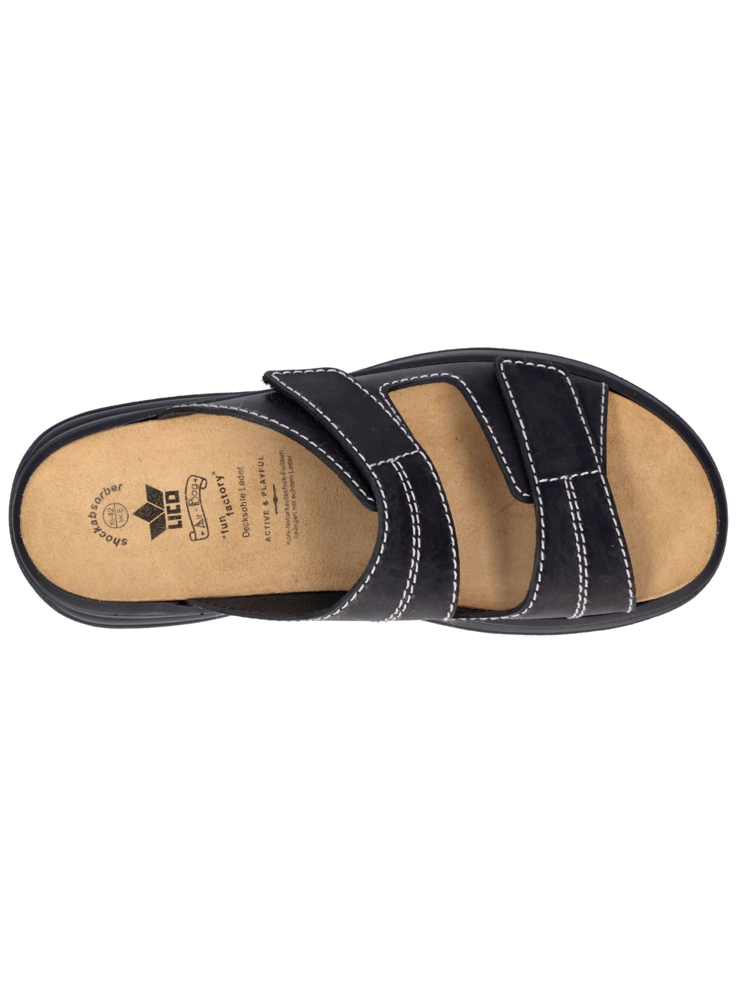 LICO Mules 'Lico Wellness' in Black