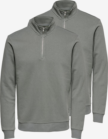 Only & Sons Sweatshirt 'Ceres' in Grau: Vorderseite