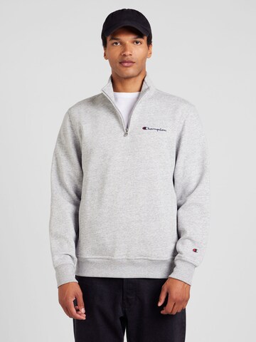 Sweat-shirt Champion Authentic Athletic Apparel en gris : devant