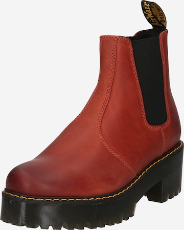 Dr. Martens - Botas Chelsea 'Rometty' en rojo: frente