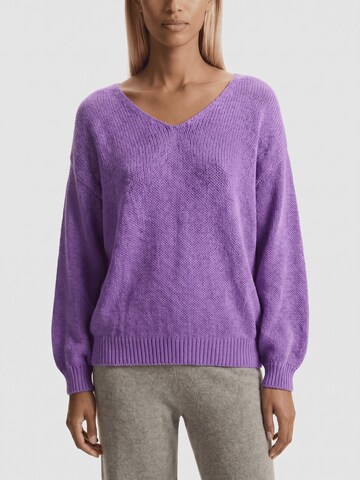americandreams Oversized sweater 'Milana Cotton' in Purple: front