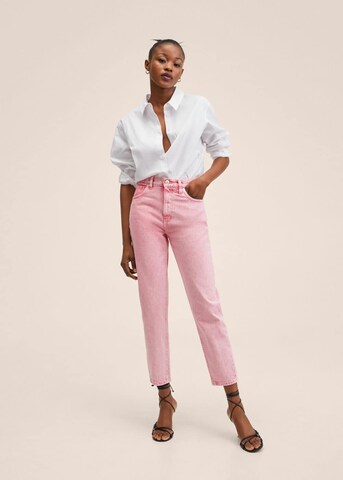 MANGO Regular Jeans in Roze