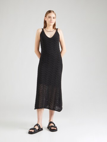 Bianco Lucci Knit dress in Black: front