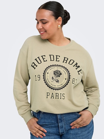 ONLY Carmakoma - Sudadera 'CARWesley' en beige: frente