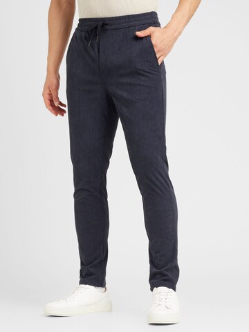 Only & Sons Tapered Trousers 'LIVE' in Blue: front