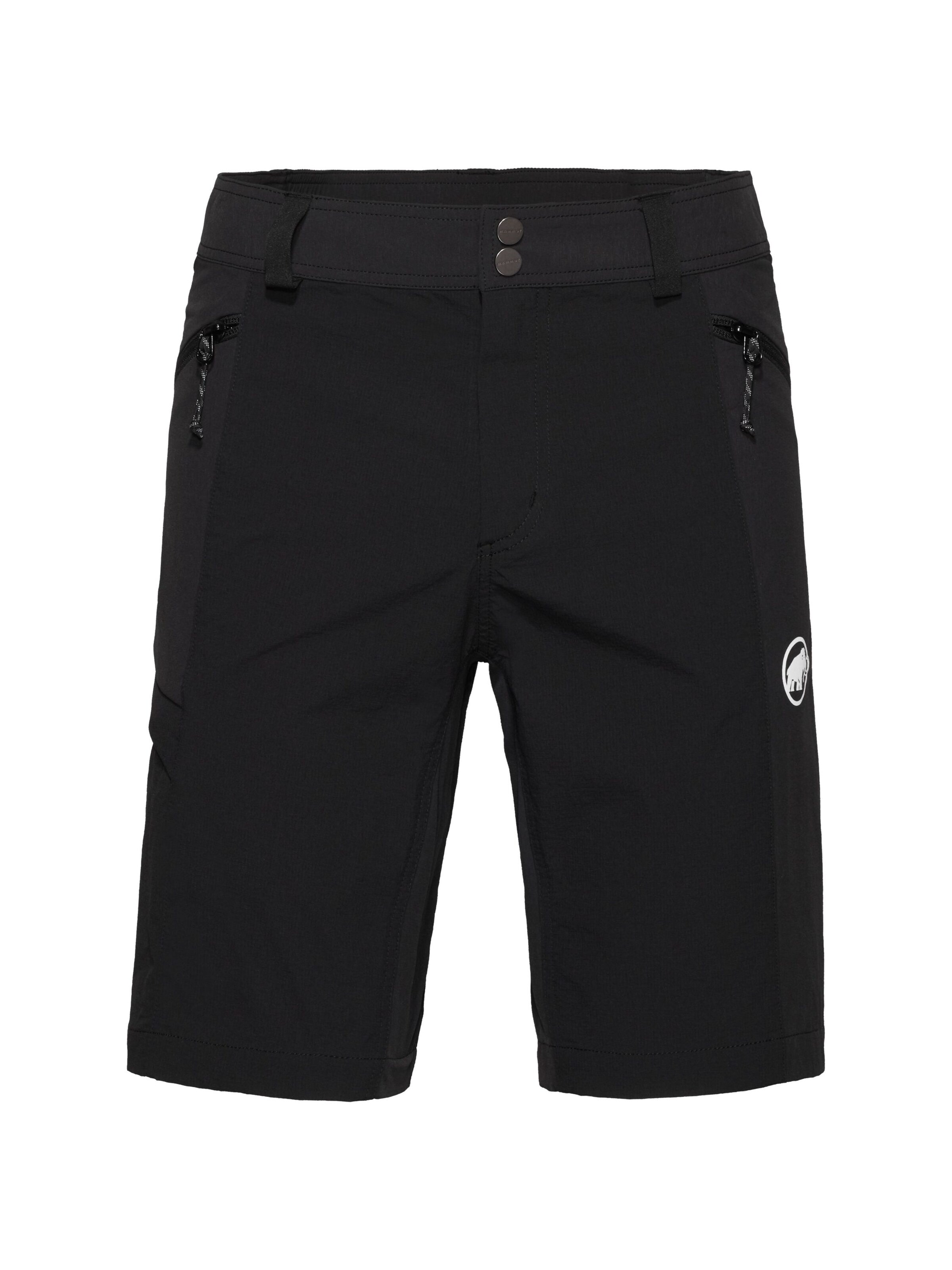 MAMMUT Regular Wandershorts 'Ducan' in Schwarz: Vorderseite