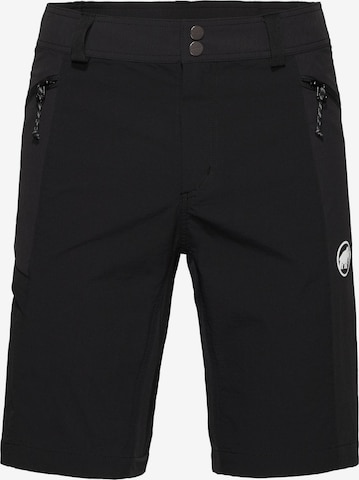 MAMMUT Wandershorts 'Ducan' in Schwarz: Vorderseite