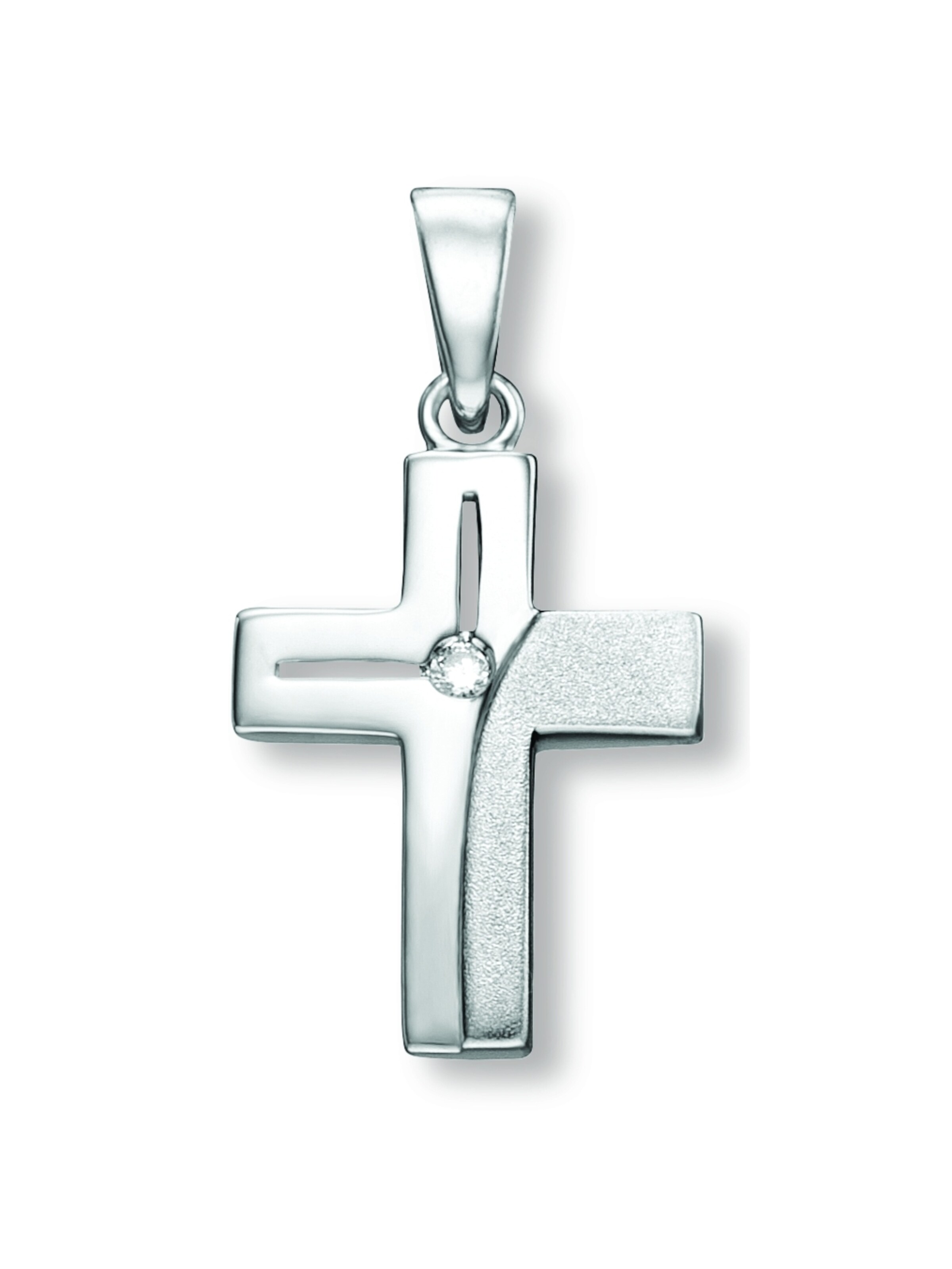 ONE ELEMENT Pendant in Silver: front