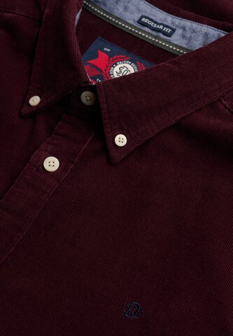 Superdry & Co Regular fit Button Up Shirt in Red