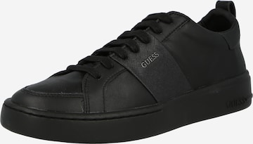 Sneaker bassa 'VERONA' di GUESS in nero: frontale