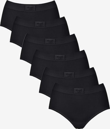 SLOGGI Slip 'Double Comfort' in Schwarz: Vorderseite