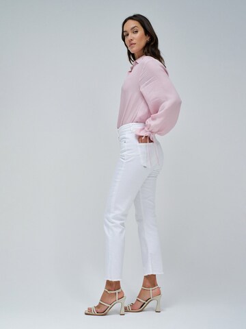 Salsa Jeans Flared Jeans 'Faith' in Weiß