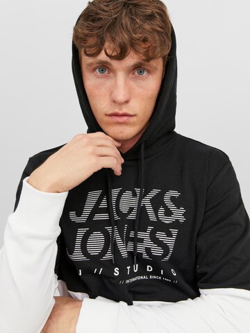 JACK & JONES Sweatshirt 'MARCO' in Zwart