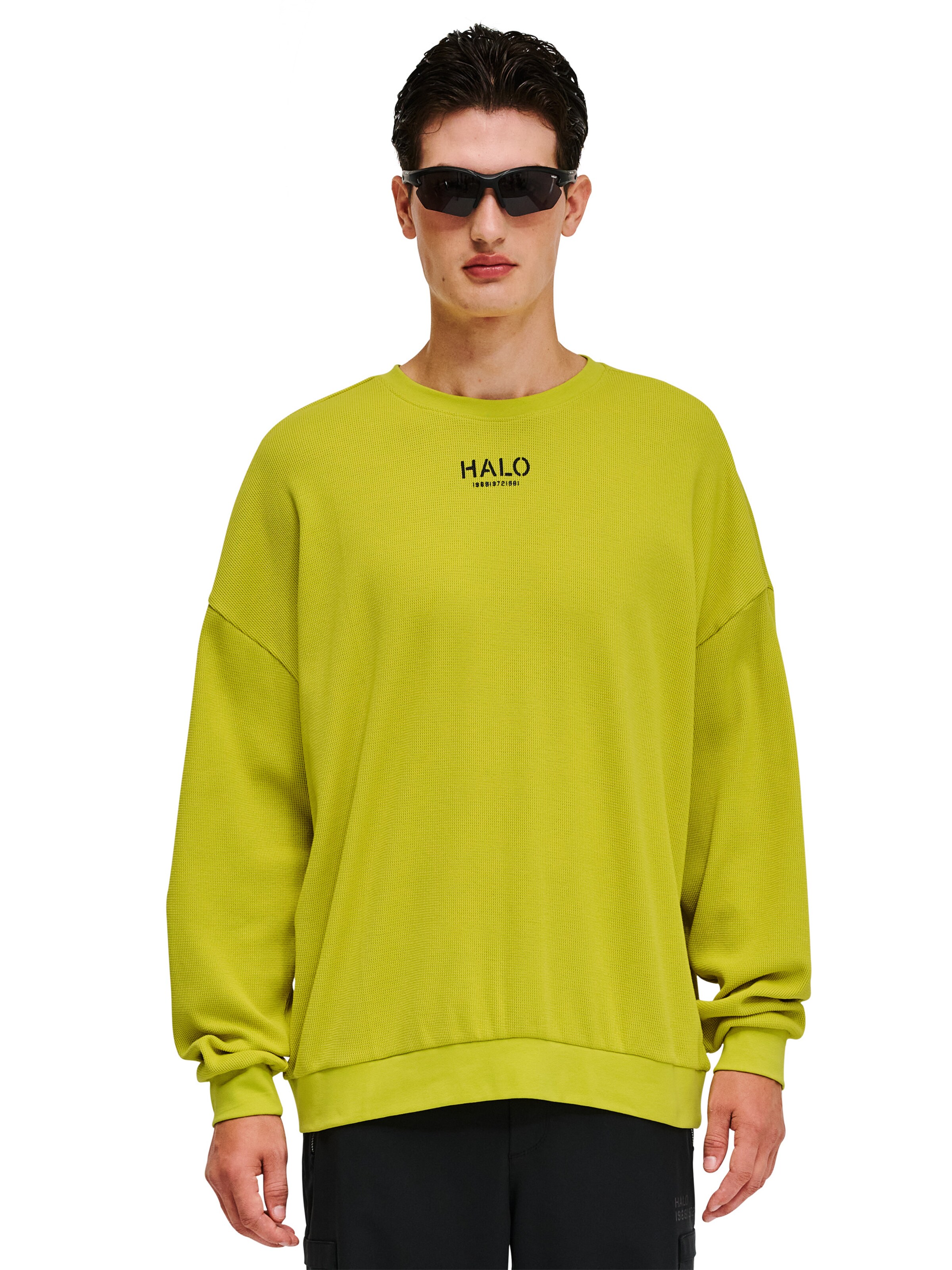 HALO Shirt in Geel: voorkant
