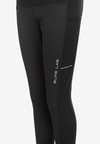 ELITE LAB Skinny Functionele broek 'Run X1' in Zwart