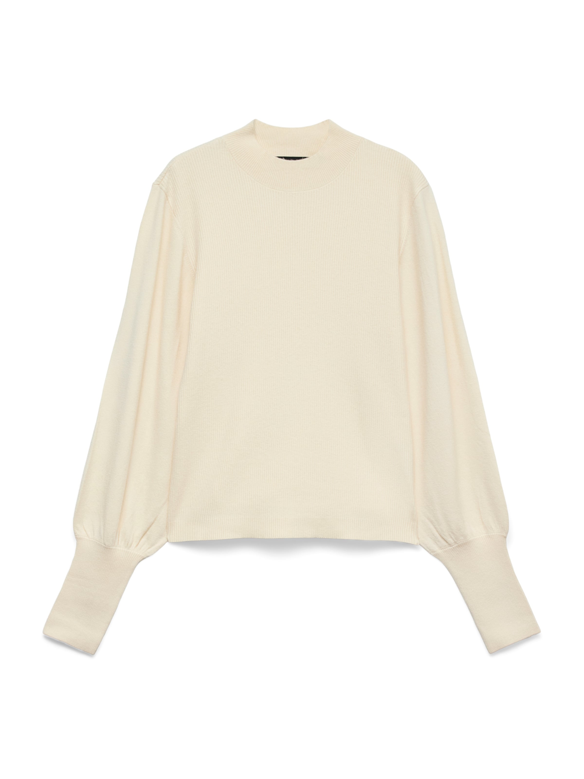 VERO MODA Sweater 'VMHOLLYKARIS' in Beige: front